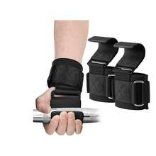 1pc Gym Fitness Weightlifting Wrist Wrap Strap Lifting Wrist Support Gloves - Black - View 5