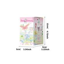 Miniso 名创优品新款韵律花朵连衣裙盲盒，精致彩绘细节，PVC材质，非常适合主题装饰和生日礼物（1件，随机发货） - 彩色 - 查看 10