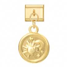 Pulseira modular com pingente interligável, decorada com elementos de coração, laço, lua e flor. Ideal como presente para amigos/casais, perfeita para Natal, Ano Novo, Halloween e Dia dos Namorados. Design encantador, joia em aço inoxidável, produto local, prático e moderno. Essencial para o Natal e o Halloween. Tons outonais, estilo natalino. - M291408 M291580 M292448 - Ver 4