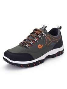 1 paire de chaussures de sport pour hommes , respirantes, chaussures casual antidérapantes pour randonnée. Chaussures de marque pour femmes, course, extérieur - Vert - Voir 1