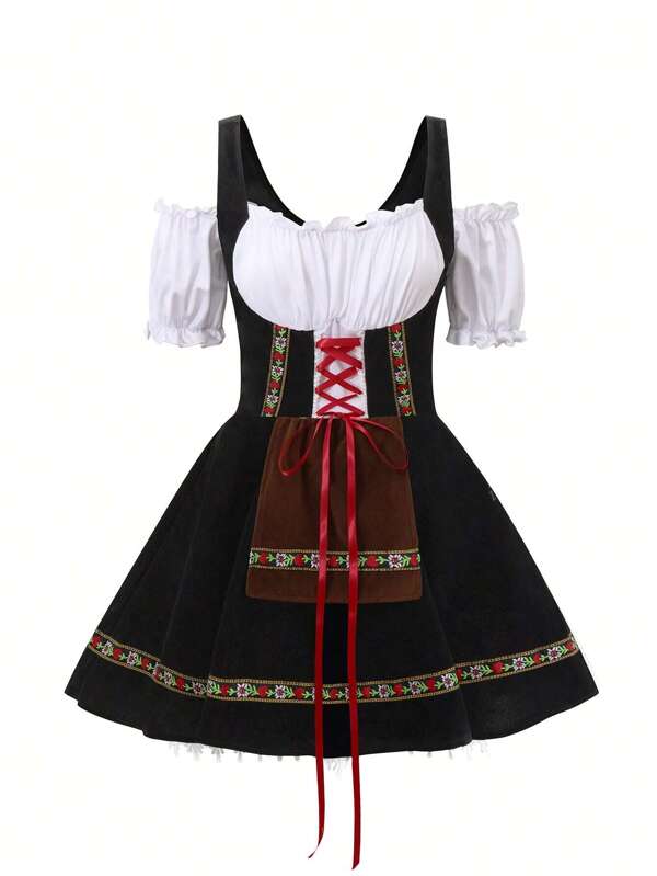 Oktoberfest Carnival Costumes For Women German Dirndl Cosplay St. Patrick's Dress