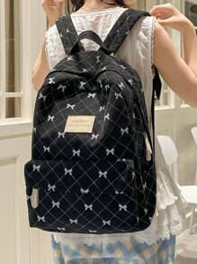 女士格子背包，经典又时尚