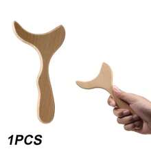 木疗按摩工具淋巴引流按摩器塑身工具适用于哥伦比亚按摩师、抗脂肪团、刮痧、淋巴引流、脂肪团、背部抓挠器、学校、返校、旅行、旅行必需品、家居必需品、水疗、按摩工具、按摩、按摩器、水疗 - 杏色 - 查看 10