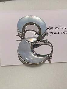 2 件几何滴油简约别致铜多色耳环，适合女士，适合宴会、聚会、约会、搭配日常服装 - B11552 - 查看 12