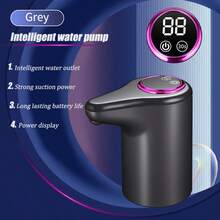 Electric Water Pump, Smart Home Bottled Water Purifier Automatic Water Dispenser, USB Rechargeable, Automatic Intelligent Mineral Water Bucket Water Dispenser, Home Water Dispenser Water Pump, Wireless Water Pump