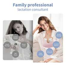 2 Pack Quiet Electric Breast Pumps - Portable, Hands-Free, Lightweight Electric Breast Pump With LED Display, 3 Modes And 12 Positions, 5 Second Quick Setup, Comes With 21/24mm Flange, Perfect For Gifting. - 灰色 - 查看 4