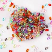 约 20 克。200 颗种子珠、4x8 毫米 A 级花生形种子珠和骨头形亚克力珠，用于制作手链、项链和耳环珠宝 - 4*8 mm A 級花生形種子珠 - 查看 2