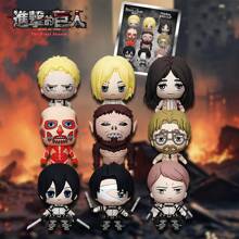 Crunchyroll 1 件装《进击的巨人》官方授权系列 3 神秘散装袋夹可爱迷你随机盲盒一个角色娃娃玩具家具装饰钥匙扣钥匙链妈妈爸爸男朋友圣诞节万圣节返校礼物 - 彩色 - 查看 2