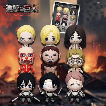 Crunchyroll 1pc  Officially Licensed Series 3 Mystery Bulk Bag Clip Cute Mini Random Blind Box One Character Doll Toy Furniture Decoration Keyring Keychain Mom Dad Boyfriend Christmas Halloween Homecoming Gift