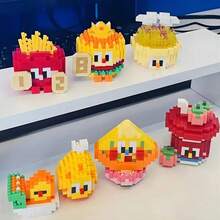 Micro-Particle Assembly Block Toy, Food Series Fruit Simulation, Diy Creativity Gift Room Decoration - Multicolor - View 8