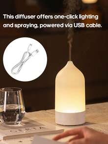 kinscoter 1 buah Diffuser Aroma Mini USB 150ml, Pelembap Udara Ultrasonik Portabel Ringkas, Ringan & Berwarna-warni, Cocok untuk Penggunaan di Kantor dan Rumah - MultiWarna - View 8