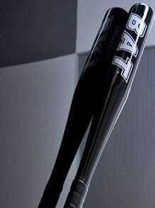 1支铝合金棒球/垒球棒，轻巧高光泽表面处理，适用于家庭防御