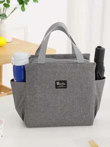 Thermal Bag Double Pocket Lunch Bag Large Capacity Students Meals Thick Aluminum Foil Portable Insulated Box Lunch Bags Lunch Box Lunchbox Lunch Container Insulated Lunch Bag For Travel Picnic Outdoor School Work Camping Office For Women Men Student Travel Essentials School Stuff University Essentials Lunch Box Bag For Holiday Vacation Woman Ladies