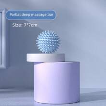 15-Wheel Leg Massager, 5-Wheel Roller, Massage Acupressure Ball - 33cm Yoga Pillar, Essential Muscle Relaxation Equipment For Women, Portable And Practical, Home Fitness Equipment, Home Sports Equipment For Women, Relaxation Equipment For Women, Beautiful Leg Massager, Double-Row Leg Massager Roller, Yoga Pillar, Leg Slimming Tool, Leg Muscle Relaxation, EVA Foam Roller And Handheld Massage Ball - Multicolor - View 11