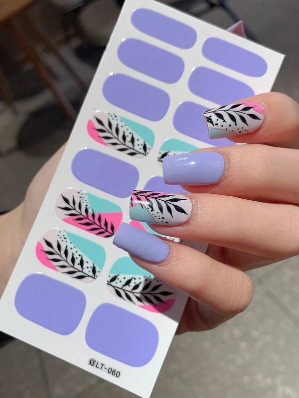 1pc /Set French Nail Sticker, A Fully Wrapped Nail Strip, Nail Decoration Sticker That Can Be Used During Daily Working , And A Nail Tool Gift That Can Be Given To Friends