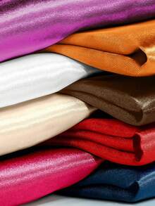 1pc Silky Shiny Satin Fabric, Fashion Crafts Clothing Decorative Material