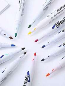 Zufällige Farbe 1/8/12/24/36 Magische Aquarellstifte mit schwimmender Tinte, geeignet zum Malen, aus PP-Material, Keramiklöffel, Acrylmarkierstift, minimalistisches Design, geeignet zum Malen und künstlerischen Schaffen, wasserfest, undurchlässig, für die meisten Oberflächen geeignet, Geburtstagsgeschenke, Partygeschenke (Muster, Text und Logos auf der Außenhülle sind zufällig)