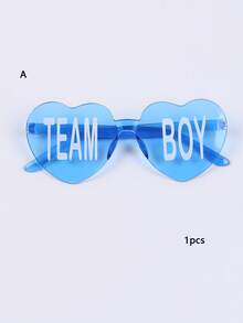 8/12 件婴儿洗澡性别揭示眼镜蓝色和粉色太阳镜无框女孩队和男孩队装饰性别揭示派对 - 彩色 - 查看 14