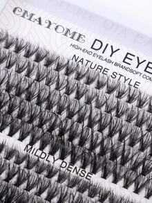 300PCS Fluffy Large Capacity Individual Lash Clusters, 10-16mm D Mix False Lash Clusters, DIY Eyelash Extension Set With Eyelash Glue, Makeup Remover, Tweezer, For Easy Apply Long Lasting At Home, Extension Kit, Clusters Kit, Lashes, Eyelashes, Fake Lashes