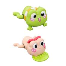 2 paquets de jouets de bain grenouilles de natation mignonnes pour enfants de 3 ans et plus, jouets de bain à remonter pour bébé, jouets flottants d'animaux pour enfants de 3 ans et plus, garçons et filles, jouets d'eau pour le bain