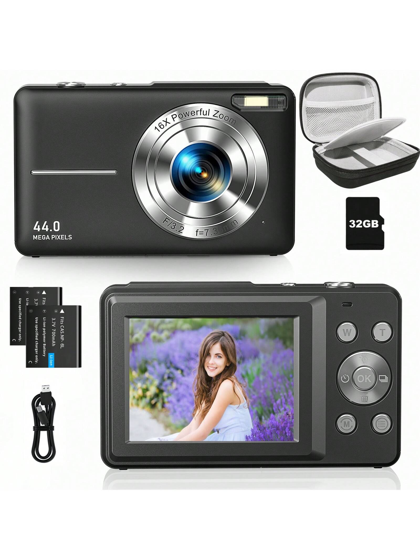 مجموعة كاميرا رقمية CAMKORY + حقيبة الكاميرا، كامي...