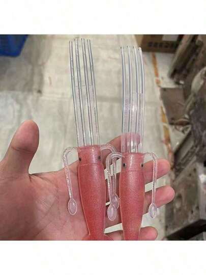 3-In-1 Silicone Squid Shaped Pasta Fork - Multifunctional Kitchen Tool For Ramen, Spaghetti And Salad, Fun Adult Gift, Noodle Tongs, Pasta Utensils, Squid Design, Silicone, Plastic, Multipurpose Fork, Unique Adult Item, Chef Exclusive