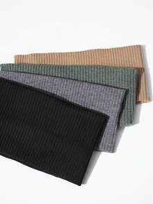 女士发带吸汗带 1/6 件纯色弹性宽头带 - 防滑透气 - 瑜伽、健身、跑步和运动的理想选择 - 舒适时尚的发饰，适合所有季节发饰时尚发带秋季配饰