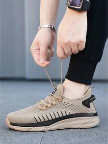 Zapatos de verano para hombres, zapatos deportivos para hombres, de malla transpirable, suela suave y cómoda, zapatos para correr casuales