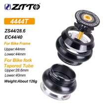 ZTTO 山地公路自行车内置无螺纹耳机半集成 CNC 耳机 1 1/8 英寸 - 1 1/2 英寸密封轴承直锥形叉 - 黑色 - 查看 10