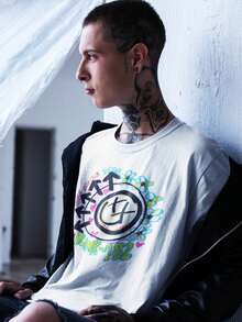 Blink-182 | Official Band T-Shirt | Crayon - Ships In 48 Hours - Add A Splash Of Pop-Punk Energy To Your Look With This Crayon-Inspired Design. Crafted From Soft, Durable Cotton, It Delivers All-Day Comfort While Showcasing Bold, Playful Artwork That Captures Blink-182's Fun, Rebellious Spirit. Perfect For Concerts, Streetwear, Or Fans Who Live For Catchy Hooks And Punk Attitude, This Tee Lets You Wear Pop-Punk Pride Loud And Proud. - White - View 2