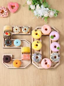 1Pc Wooden Birthday Digital Shaped Serving Tray Including Number 0-9,Class Of 2025 Wooden Pallet,Snack Tray,Jewelry Storage Tray,Fruit Tray,Congrats Grad Party Decor,Anniversary Decorations,18th/21th/30th/40th/50th/60th/70th Birthday Party Supplies,Candy Dessert Wooden Tray,Wedding Decor,Bridal Shower Favors,Babyshower Gender Reveal Party Supplies,Holiday Party Decor,Home Decor,Kitchen Decor,Table Decor,Afternoon Tea Supplies