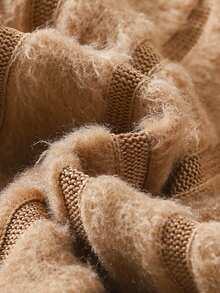 Spring & Autumn Baby Boy Casual Round Neck Bear Graphic Long Sleeve Top And Elastic Waist Side Color Block Long Pants Outdoor Suit