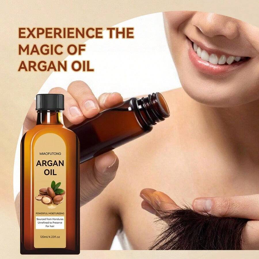 1 Chai 120ml Dầu dưỡng tóc, Phù hợp với mọi loại tóc, Có sẵn các loại dầu Babassu/dầu Argan/dầu hương thảo, phục hồi tóc hư tổn, giảm chẻ ngọn, làm mượt tóc xơ rối, tăng cường chân tóc, cho tóc mềm mại và bóng mượt. - Argan - Xem 1