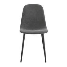 MUUOKY Modern Dining Room Chairs Set Of 6, Linen-Cotton Dining Chair Set - Six Pieces In Dark Gray For Dining Room Kitchen Living Room, Office, Apt, Kitchen Table, Easy To Clean, Easy To Assembly, Home Decor - Màu xám đen - Xem 9