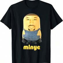 Camiseta divertida para mujeres y hombres Minye - Negro - Ver 6