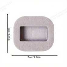 4 件优质毛毡家具杯垫 - 防滑脚轮杯，适用于床和椅子，保护硬木地板免受刮擦，办公椅，轮子止动器，垫子 - 棕色 - 查看 7