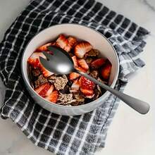 2/4件套沙拉服务套装，不锈钢沙拉勺和叉，耐用沙拉服务套装，适用于家庭/厨房/餐厅/万圣节/圣诞节/新年/派对/复活节，镜面抛光，可用洗碗机清洗 - 彩色 - 查看 8