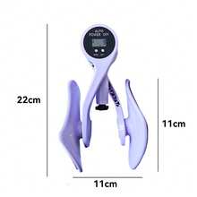 Beckenbodentrainer, 360° drehbarer Baffle-Beintrainer mit Hüft-Gummiband, Einstellbarer Kraft-Oberschenkeltrainer, Zählbarer Gesäß Trainer, Hüftkörper Trainer, für Po, Beine und Arme