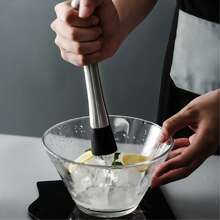 Stainless Steel Manual Juicer,Cocktail Muddler, Ice Crusher And Lemon Squeezer Hammer, Durable Ice Crusher For Bars, Restaurants & Home Use, Lemon, Bar Supplies With No Electricity Or Battery Needed
