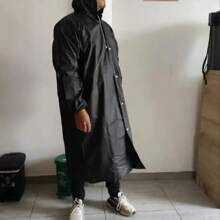 户外活动防水雨衣 - 速干，EVA 材质，非常适合露营、徒步旅行、骑自行车和钓鱼，可手洗说明，徒步旅行装备 | 防水装备 | 雨衣 - 露營雨衣-1件 - 查看 3