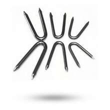 U型栅栏钉、铁钉、马鞍形缝纫钉、花园栅栏钉、铁丝钉、紧固件