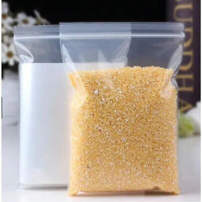 Saco Zip 17x24 C/100un Saquinho Plástico Hermético Nº8 abre e Fecha