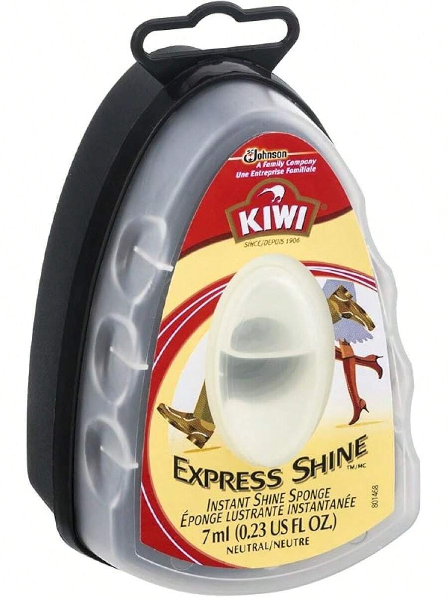 Kiwi Express Shine Éponge Nettoyante Chaussures Neutre - Brillance Instantanée
