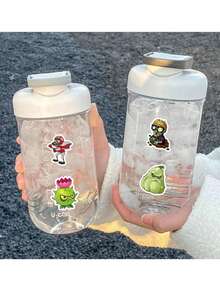 ملصقات أشكال كرتونية من لعبة نباتات ضد الزومبي، ملصقات لشخصيات البازوكا والشمسية، ملصقات DIY للألغاز والألعاب المصغرة، ملصقات مقاومة للماء كهدايا لأعياد الميلاد والمناسبات، ملصقات لتزيين الحقائب والأجهزة المحمولة والزجاجات - متعدد الألوان - مشاهدة 7