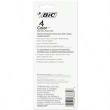 4 Color Shine Retractable Ballpoint Pen 1.0 Mm Medium Point LongLasting Ink 3Count In Assorted Ink - 多色(金屬色調) - 查看 3