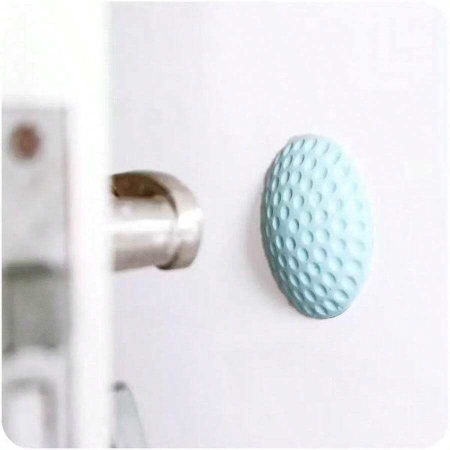 1PCS Door Handle Anti-Collision Pad, Door Rear Anti-Collision Sticker, Anti-Collision Pad, Door Stop, Wall Anti-Collision Pad, Silicone Shock-Absorbing Pad, Door Suction - Multicolor - View 1
