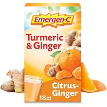 Emergen-C Vitamina C Ashwagandha Bebida en Polvo, Suplemento Dietético para Apoyo Inmunológico, Mezcla de Bayas - 18 Unidades
