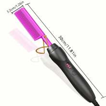 Professional Ceramic Hair Straightener With Multi-Function Copper Straightening Comb