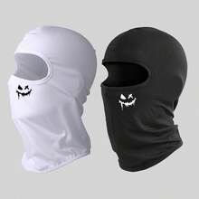 Musion 1pc Halloween Full Face Mask Scarely Pumpkin Print Halloween Costume Ski Mask Joker Cycing Balaclava For Party - Multicolor - View 19