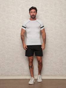 White Faixs Men's Thermal Top UV 50 Protection Compression Rashguard - Blanco - Ver 1